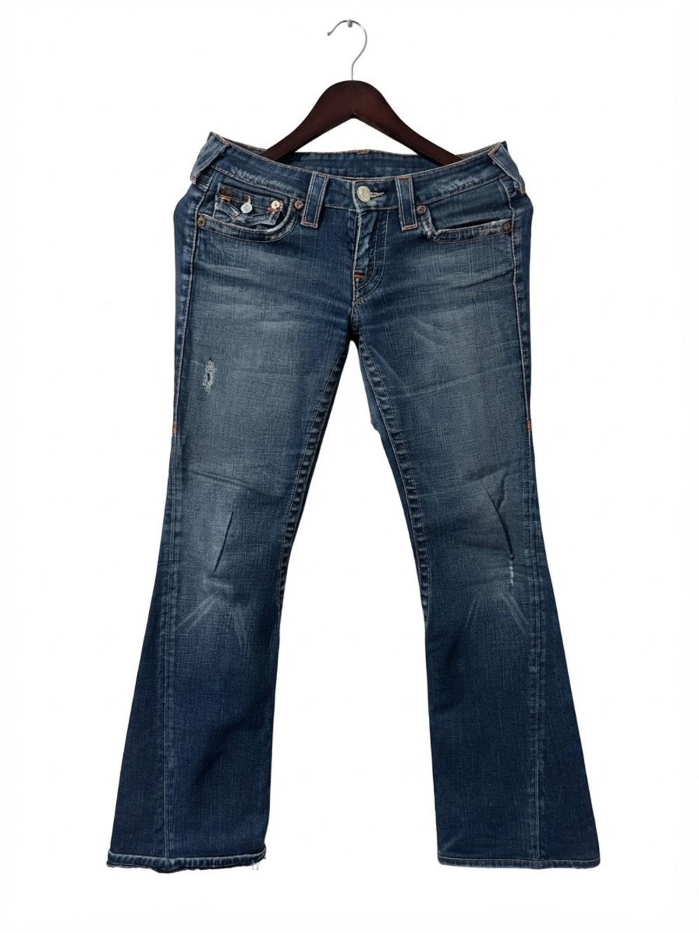 Vintage True Religion Dark Blue Flare Jeans